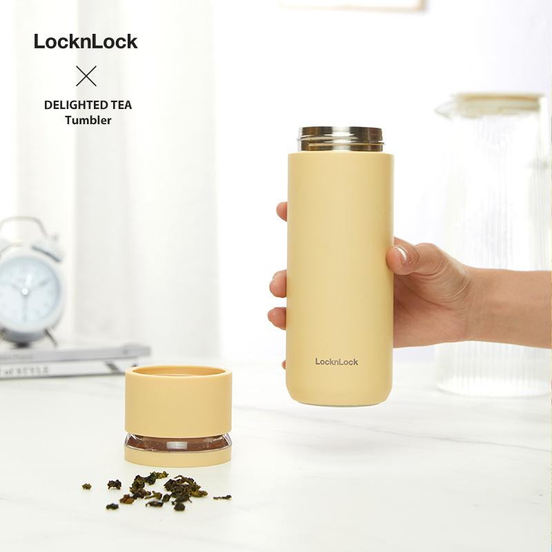 LocknLock乐扣茶水分离便携保温杯泡茶杯 440ml